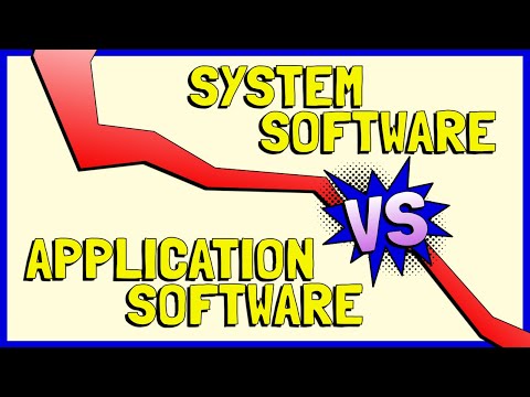 Differences between System Software and Application Software