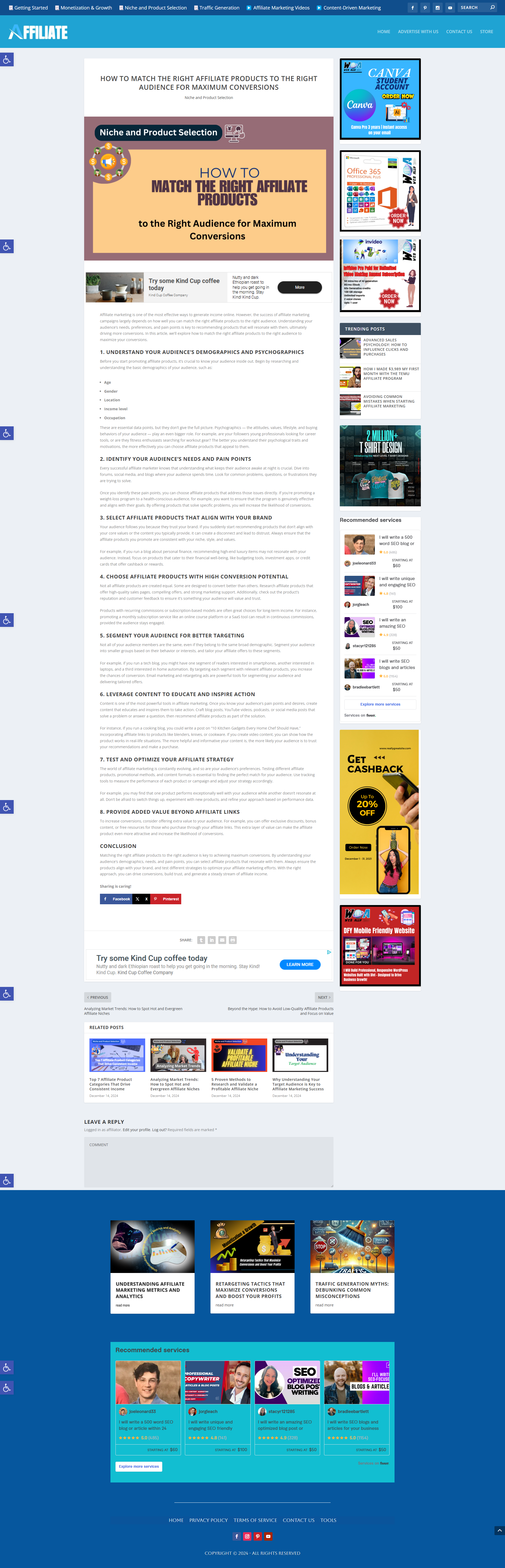 artcle page